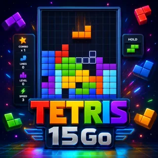 Play TETRIS 15Go